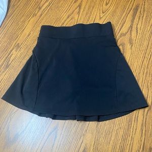 Black Mini Skater Skirt for Casual Wear